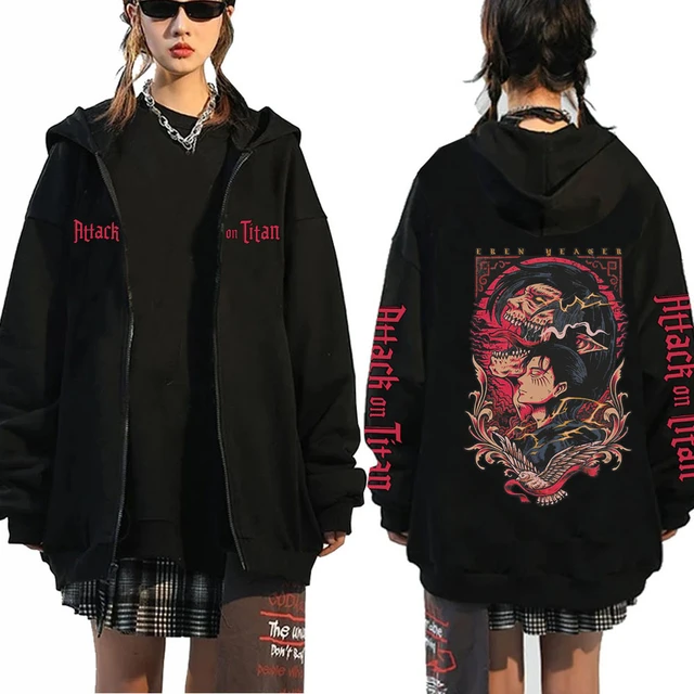 Attack on Titan Hoodies para homens e mulheres, moletons quentes, anime  japonês, rivaille engraçado, Ackerman, Hanji