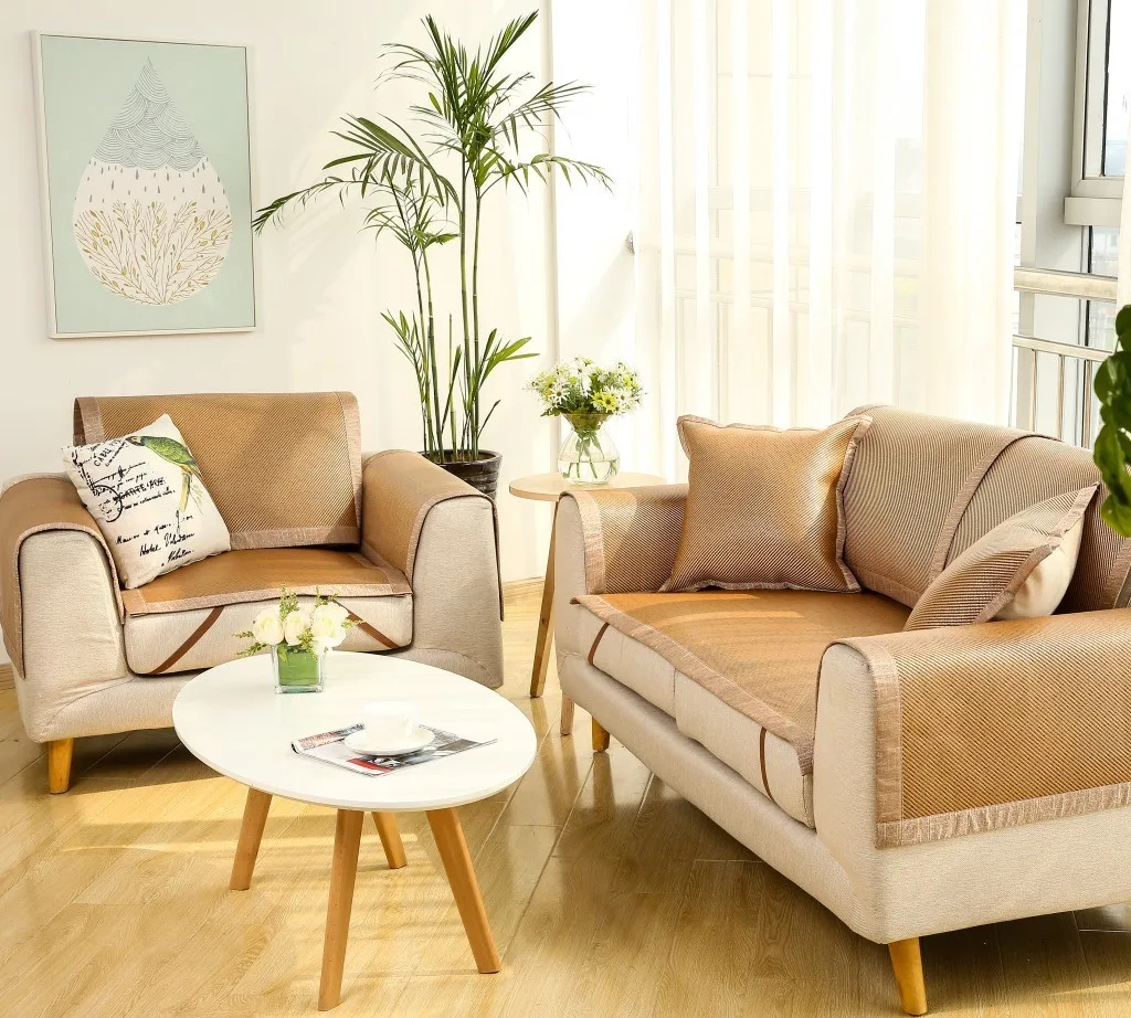 

Summer mat ice silk rattan mat sofa mat