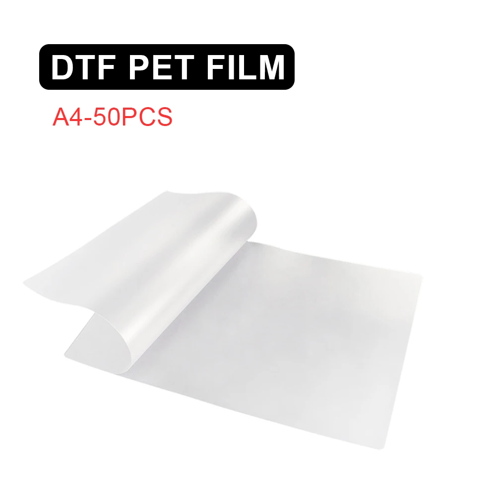 DTF Transfer Film 100 Sheets-A4 PET Heat Transfer Paper For DIY Direct On  T-Shirts.Socks,Bags, 8.3 Inch X 11.7 Inch - AliExpress