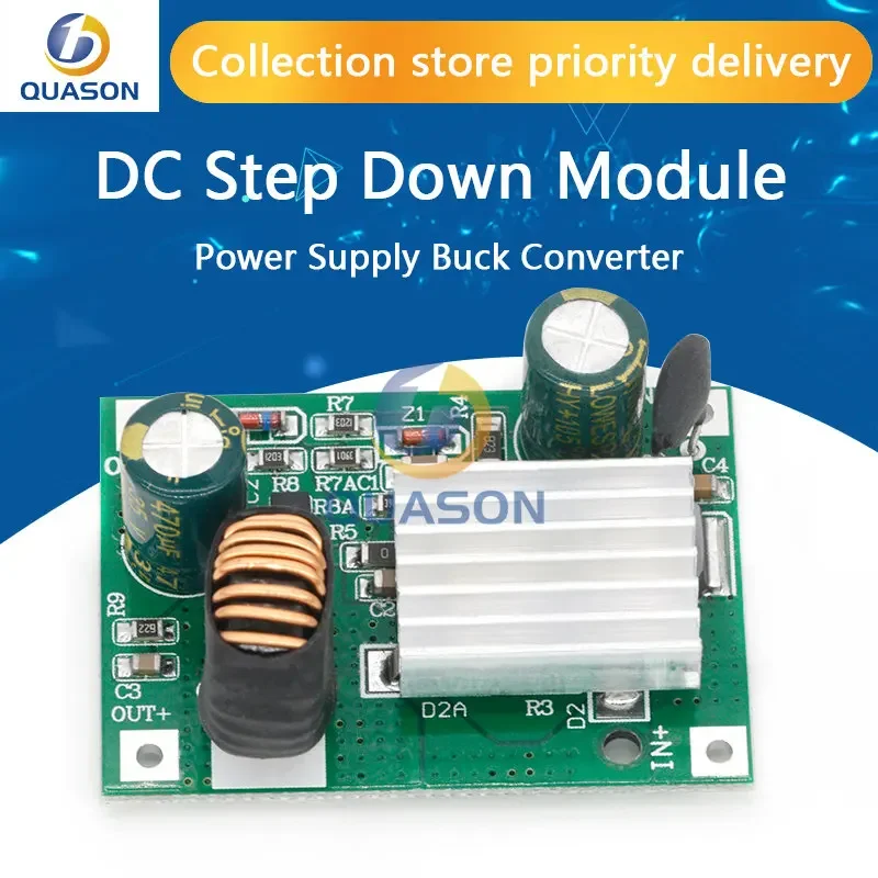 Dc Passo Imbottiture Modulo Di Alimentazione Buck Converter Non-Isolato Stabilizzatore 9V 12V 24V 36V 48V 72V 84V 120V A 5V / 12V 3A