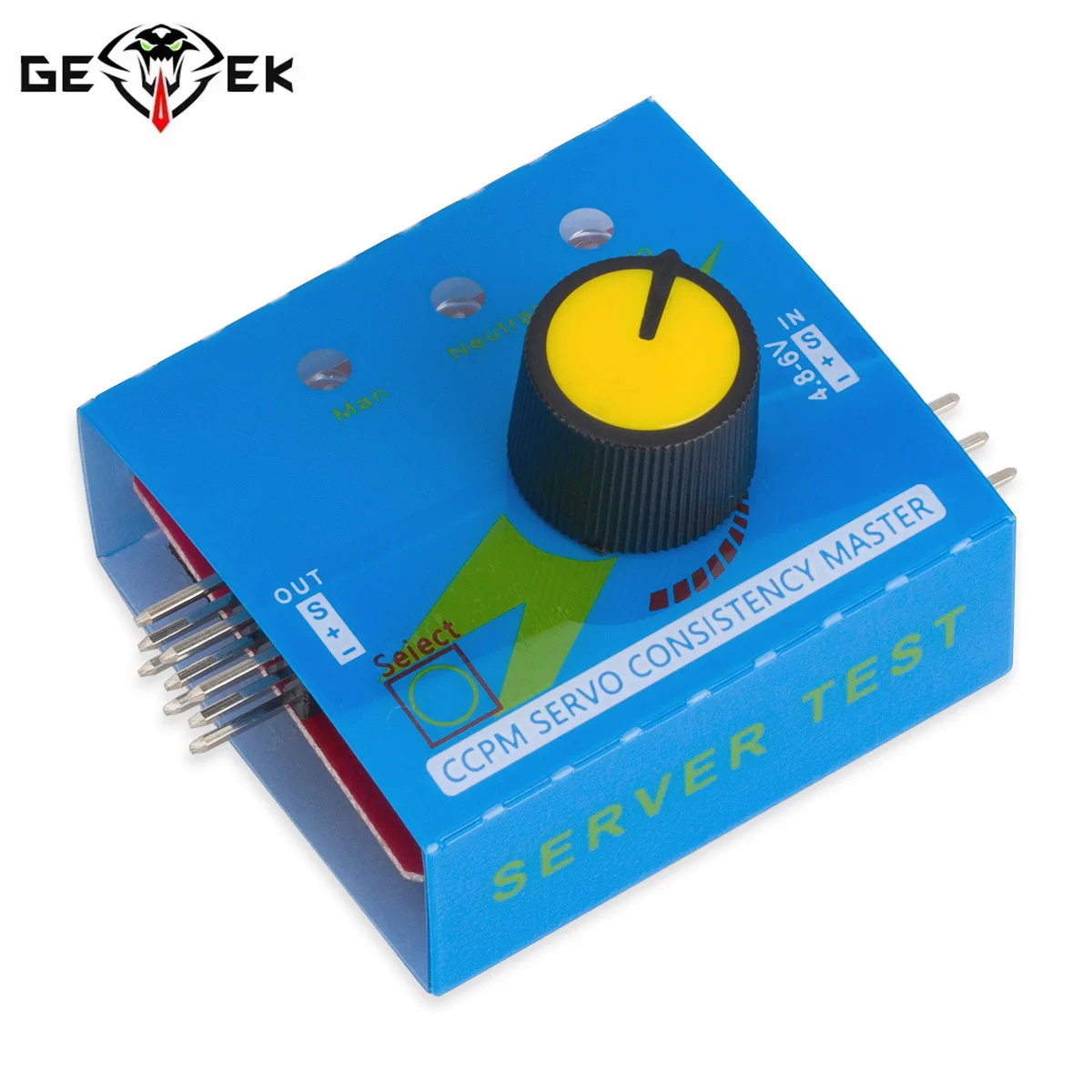 ARCELI RC Helicóptero Motor Servo Tester Aeromodelling Remoto Controlador de velocidad Servidor CCPM Servo consistencia Maestro con indicador de modo 3 DC 4.8-6V ARCELI RC Helicóptero Motor Servo Tester Aeromodelling Remoto Controlador de velocidad Servidor CCPM Servo consistencia Maestro con indicador de modo 3 DC 4.8-6V