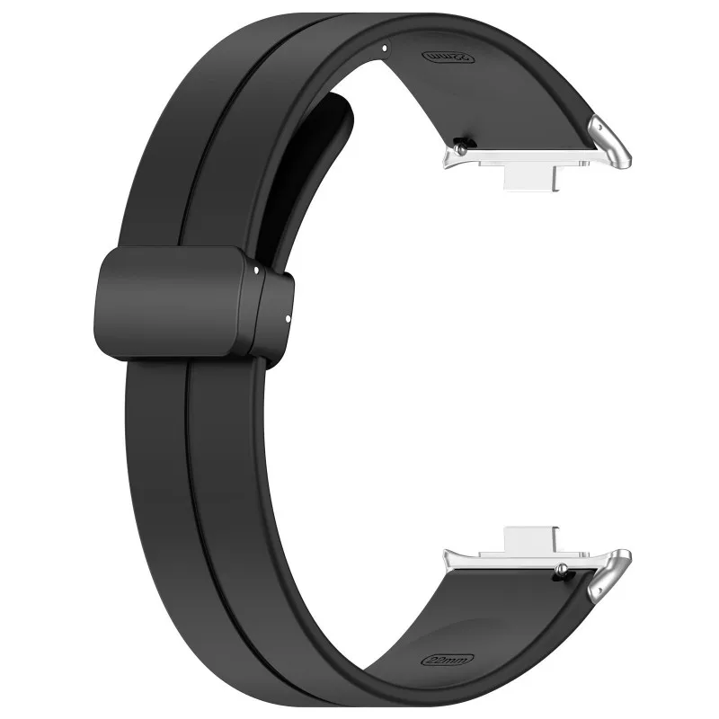 Silicone Magnetic Strap Loop Bracelet for Smartwatch Wristbands