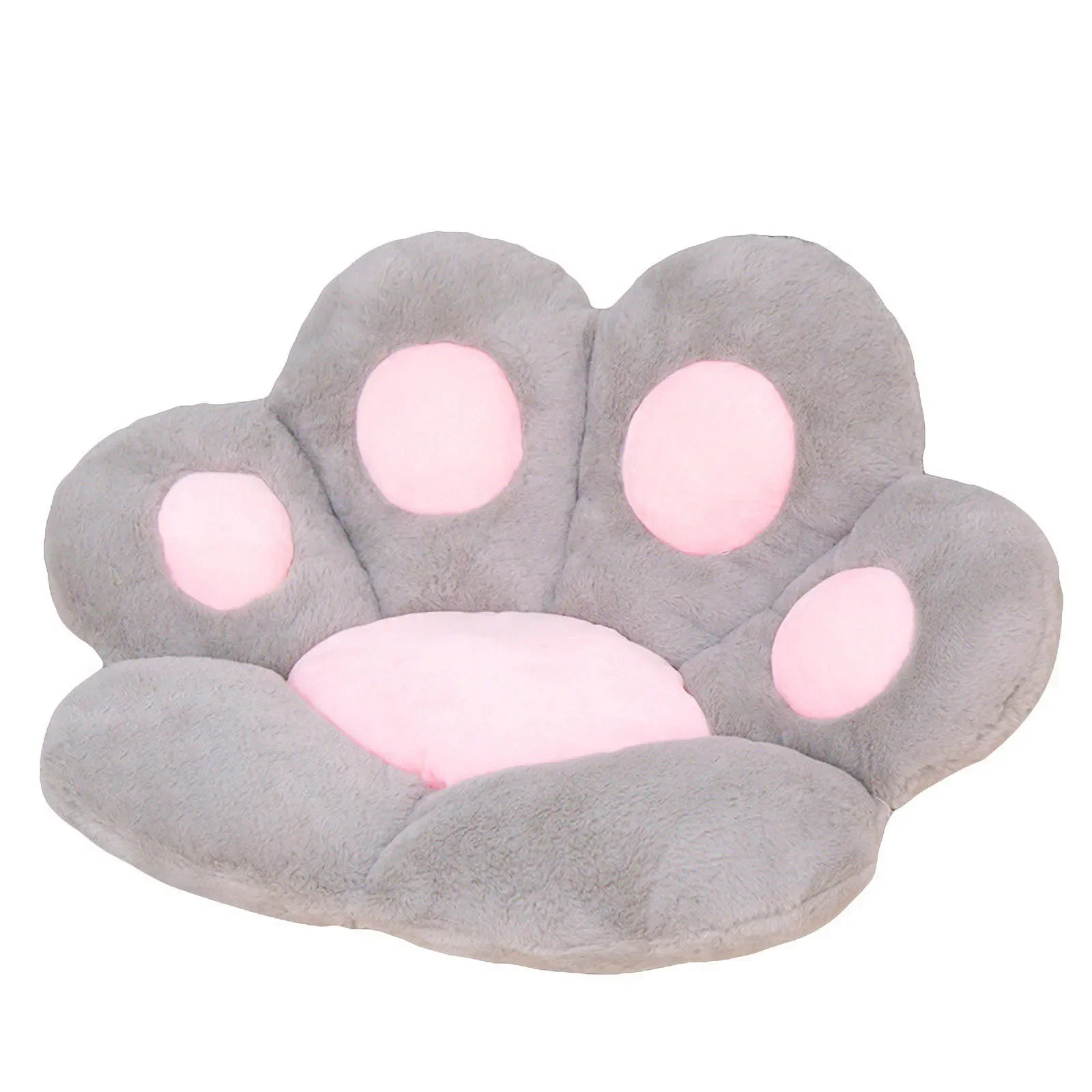 Plush Pillowcase Seat Cushions Cat Paw Back Fluffy Pillows Plush Chair Cushion Sofa Mat Office Chair Seat Pillow Back Cushion 5