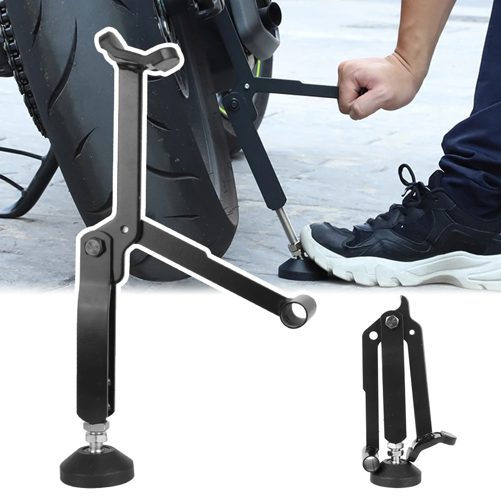 

Labor Saving Motorcycle Jack Kickstand Wheel Support Side Stand Paddock Stable Swingarm Lift Lifter Frame Motorbike Accessories