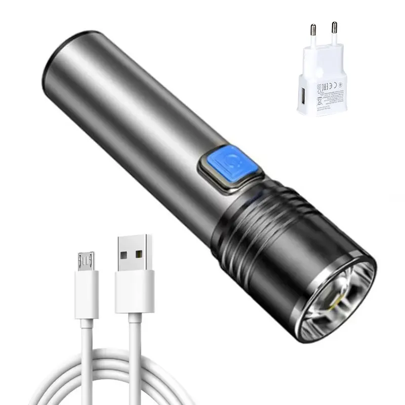 UV Blacklight Flashlight with Zoomable and Rechargeable Features for Pet Stain Detection and Resin Curing