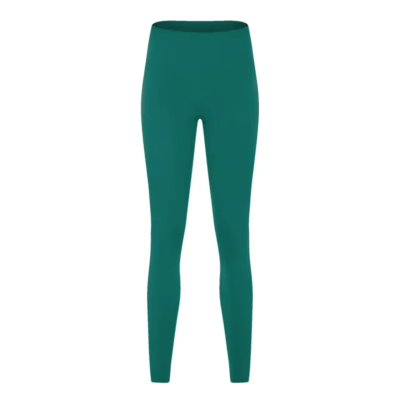 High waist hip lift no embarrassing line yoga pants women's elastic fitness exercise nine points yoga pants