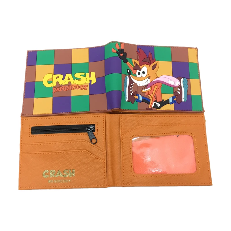Anime Cartoon Wallet Game Purse with Coin Pocket for Young