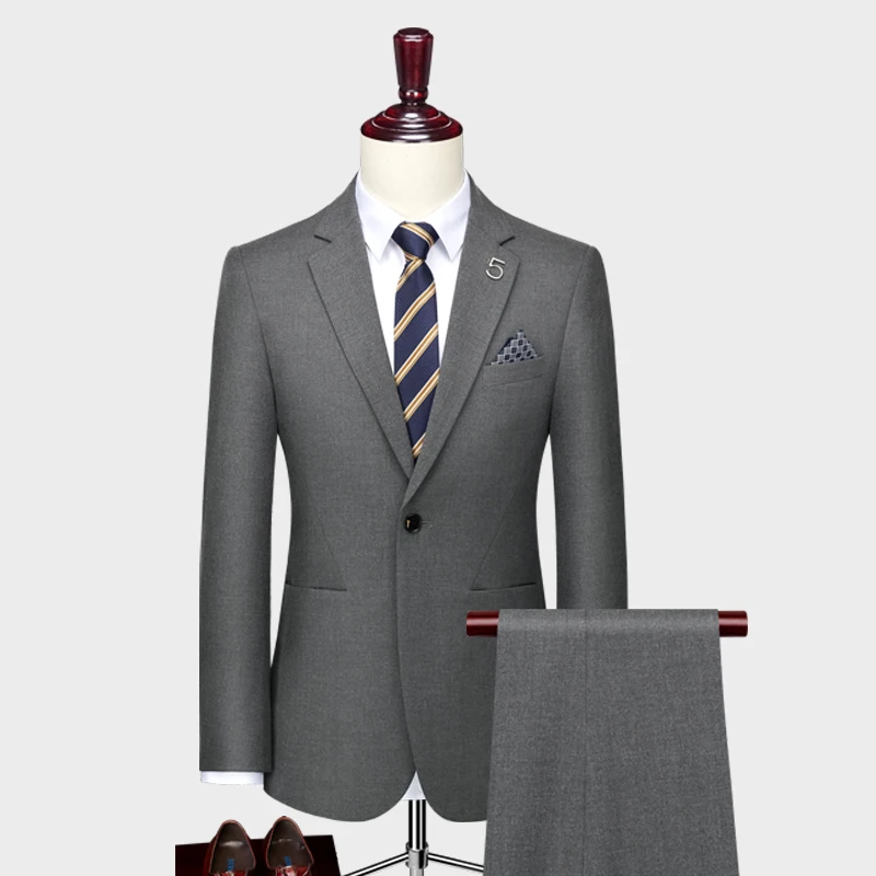 

Custom Made Groom Wedding Dress Blazer Suits Pants Business High-end Classic Dress Trousers ZHA06-36999