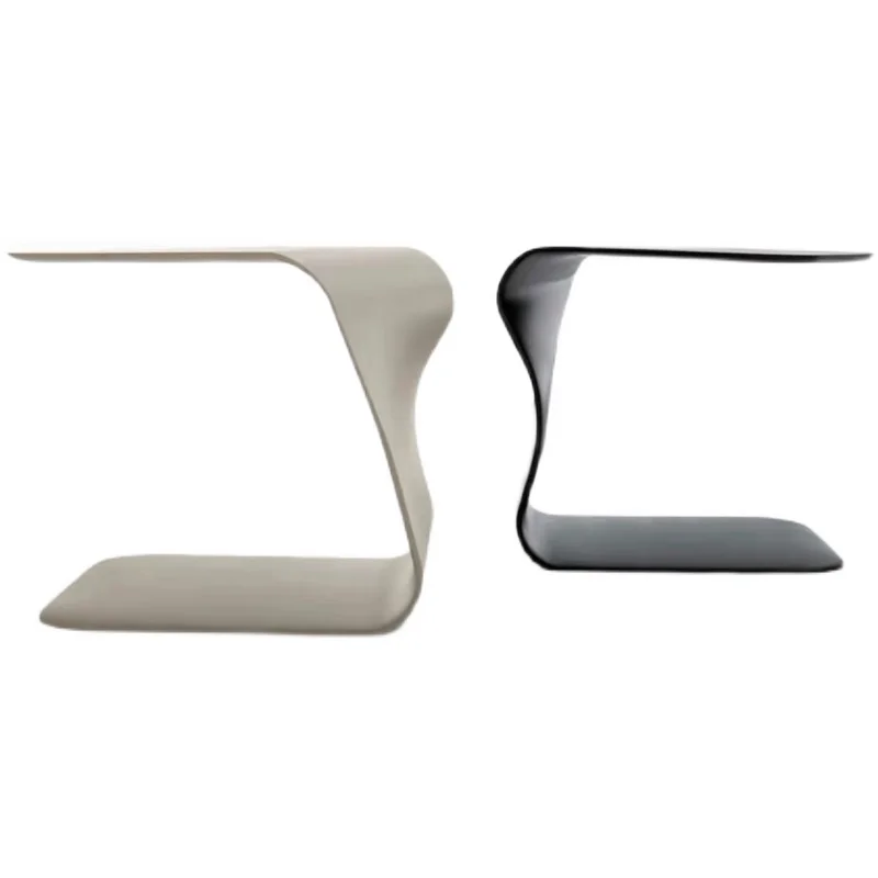 طاولة جانبية فاخرة على شكل حرف C بتصميم عصري لأرائ...