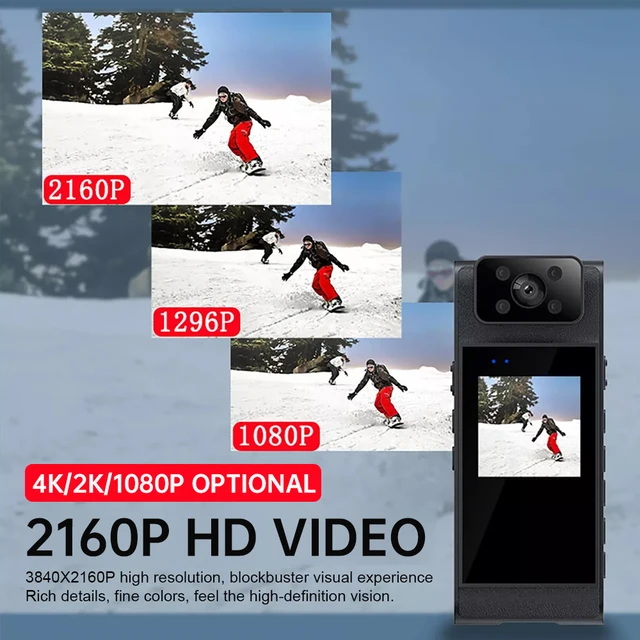 HD 4k/2k/1080P Driving Recorder Handheld Back Clip Law Enforcement Instrument Infrared Night Vision Camera Sports DV Body Cam - Image 3