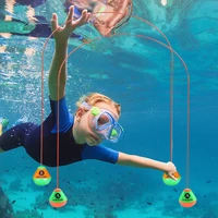 2pcs Diving Pool Toys Set Body Exercise Through Door Diving Ring Durable PVC Swim Through Door Toys Best Gift for Kid Child 2