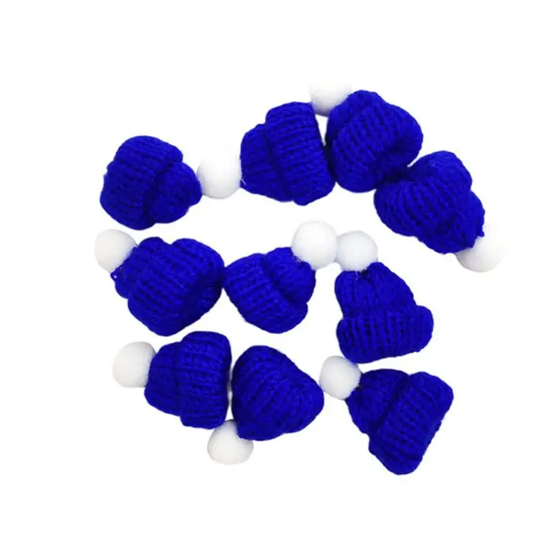 20 Pezzi Mini Cappelli A Maglia, Mini Cappello Di Natale, Mini Cappello
