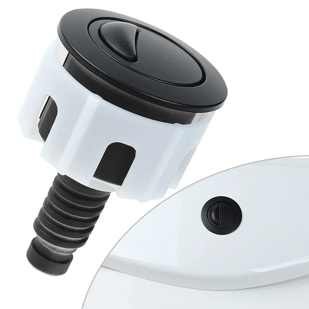 1pc 38-49mm Universal Toilet Push Button Dual Flush Chrome Cistern Tank Flush Toilet Seat Water Tank Valve Bathroom Accessories