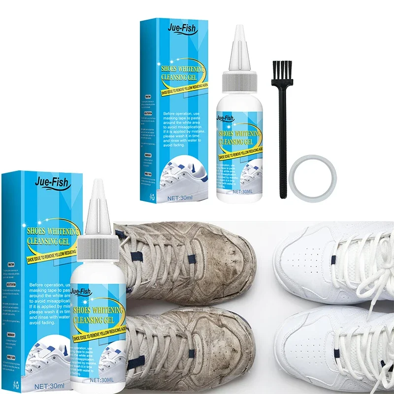 Laundry Stain Remover Laundry Bleach Cleaner Shoes Whitening Gel Shoe Washing Machine Dirt and Yellow From Shoes Cleaning Foam Cleaner Decontamination