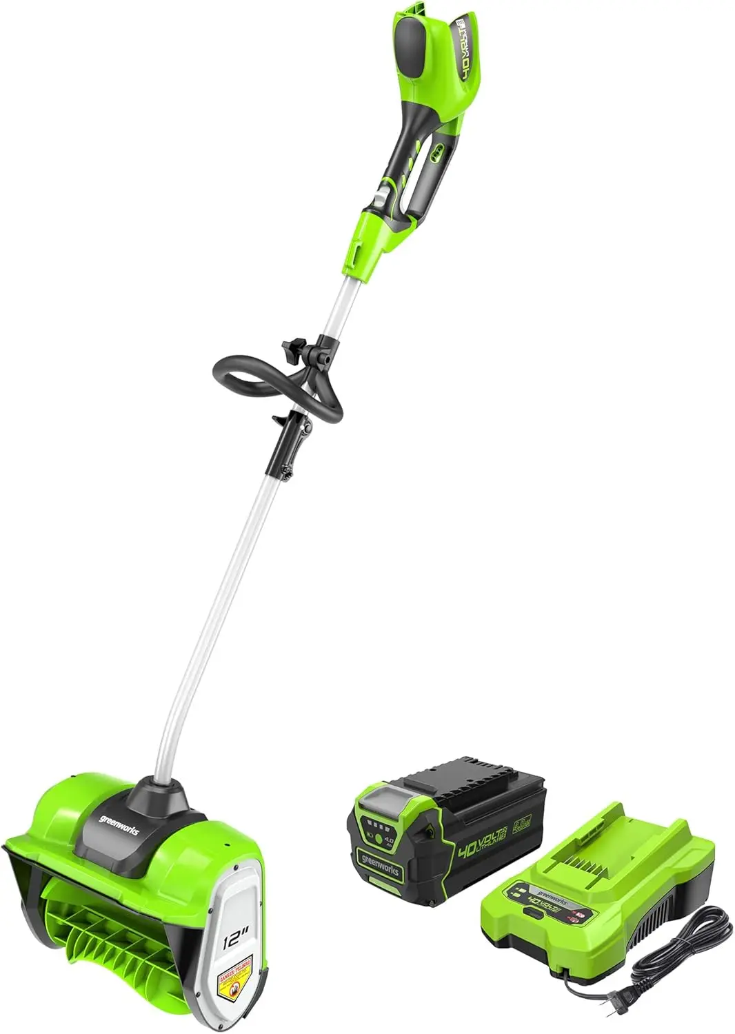 12" Cordless Snow Shovel with Battery & Charger 1