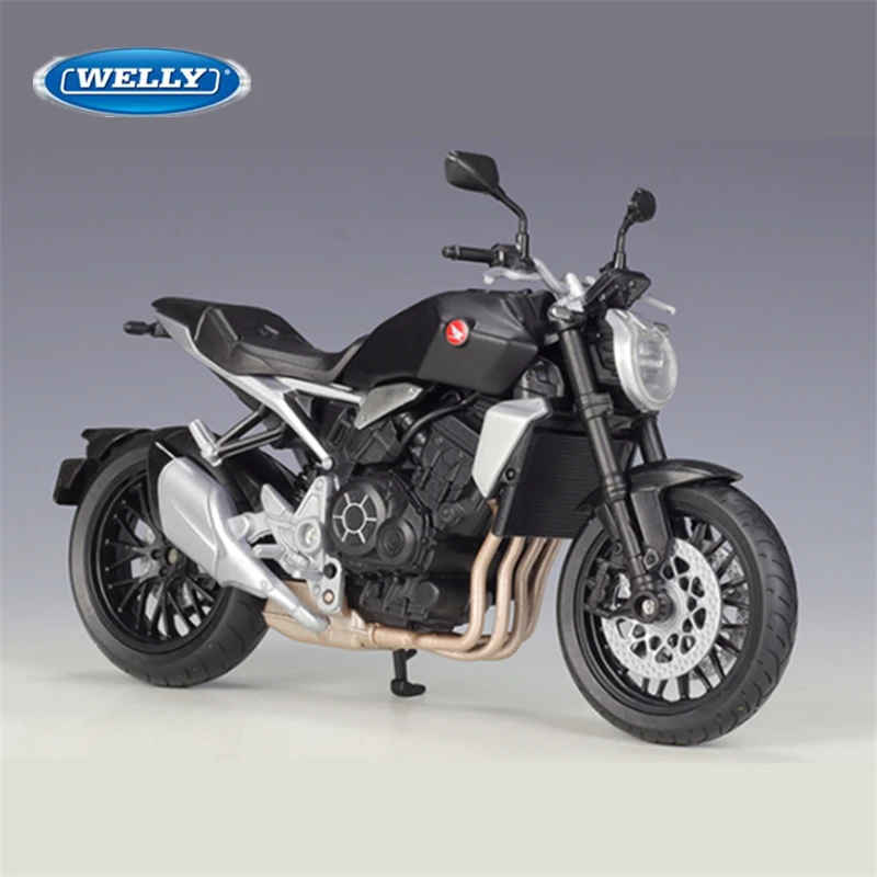 WELLY 1:12 HONDA CB1000R Alloy Racing Motorcycle Model Diecast Metal Sports Motorcycle Model Simulation Collection Kids Toy Gift 3