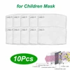 10Pcs/Lot 5 Layers PM2.5 Filter Mask Paper Activated Carbon Adult Kids Masks Anti Dust Haze Mouth Mask Face Mask Filters 2
