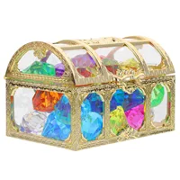 Set Plastic Gems Crafts Kids Toys Pirate Children Big Jewels Acrylic Colorful Diamond Fake 1