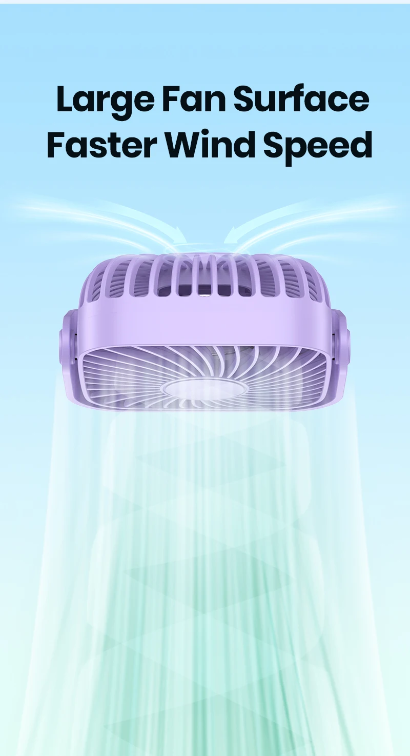 4Inch USB Mini Desk Fan,3 Speeds Quiet Portable Desktop Table Fan,360°Adjustment