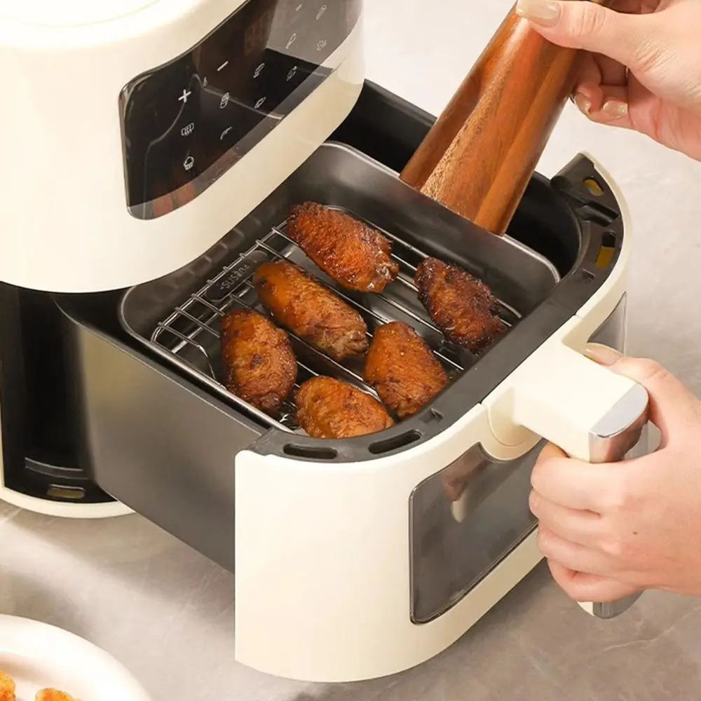 Enhanced Stainless Steel Cooking Rack with Footed Grid for Home Kitchen Ovens and Steamers