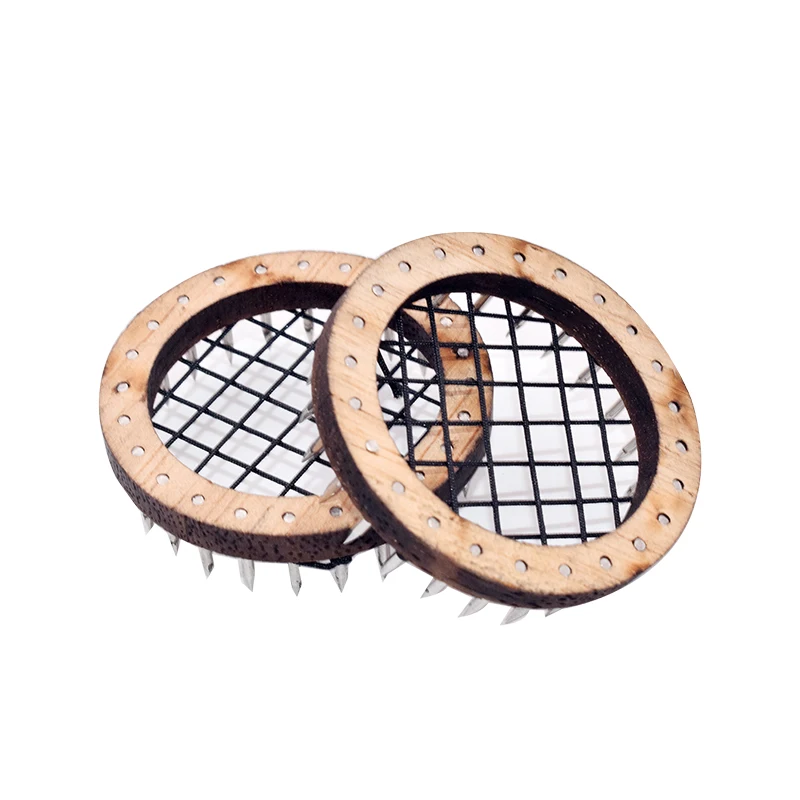 2PCS/Set Handmade Push-In Queen Bee Marking Cage Queen Marking Disc Round Push-In Mark Cage Bee beekeeping tools beekeeping accessories