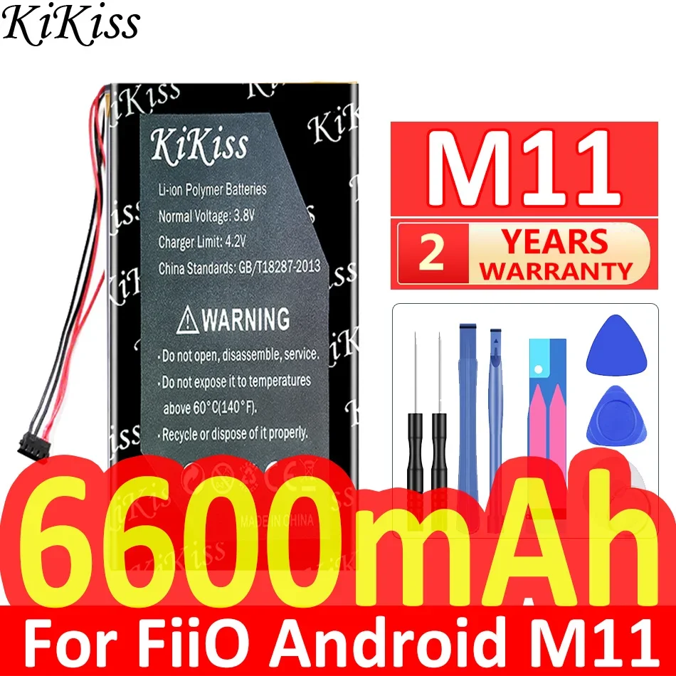 6600Mah Kikiss Potente Batteria M 11 Per Fiio Android M11 Hifi Music Lettore Mp3 Per Batterie Per Lettore Fiio M11 Pro M11Pro
