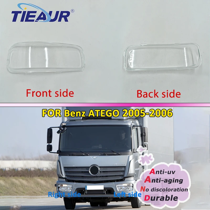 

For Mercedes Benz ATEGO LED 2005 2006 Plastic Headlight Lens Cover Headlamp Shell Car Light Housing Accessories For Vehicles