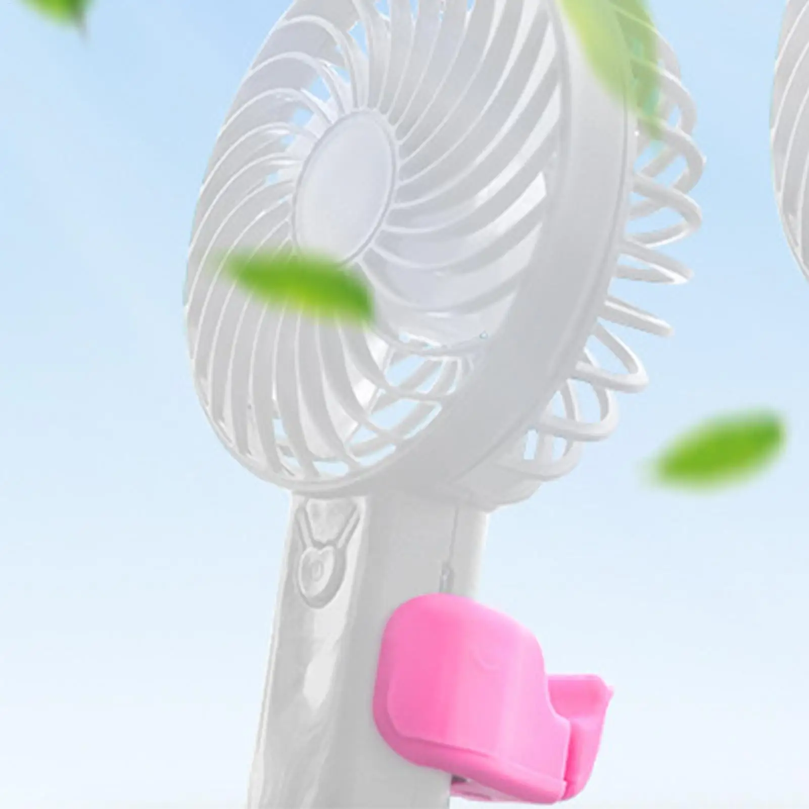 New Handheld Personal Fan Holder Handheld Personal Fan Holder For Parasol Handheld Electric Fan Clip Traveling Beach Camping