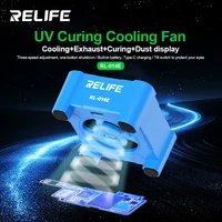 مروحة RELIFE RL-014E متعددة الوظائف (3 في 1) – تجفيف UV، تبريد، وشفط دخان اللحام 1