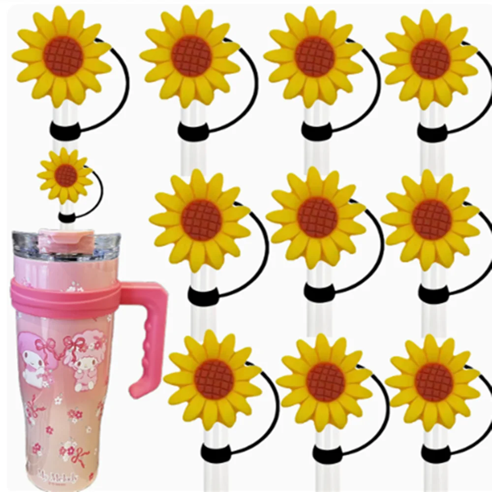 10-100pcs Straw Cover Cap for Stanley Cup 10mm