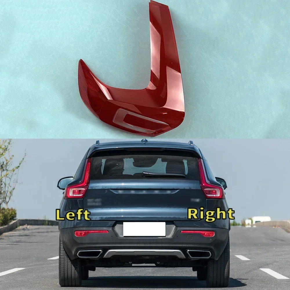 

For Volvo XC40 2020-2023 Rear Taillamp Lamp Cover Taillight Shell Transparent Lens Replace The Original Lampshade Plexiglass