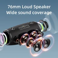 Zealot-S87 Outdoor Portable Wireless Bluetooth Speaker 80W High Volume Subwoofer Sound Performace IPX6 Waterproof Camping - Image 2