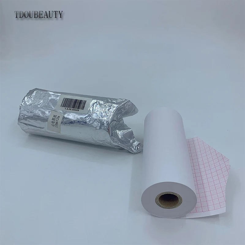 Thermal paper Roll ECG Paper 110mm*20M ecg paper for CE Marked Digital 12 Leads 3/6 Channel ECG Machine ECG600G Insulation Paper (1Pcs)