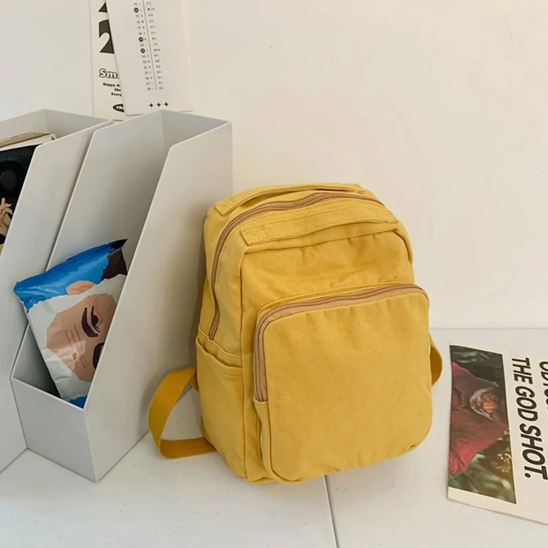 Women's Shoulder Bag 2024 New Leisure Art Wash Canvas Simple and Lazy Solid Color Fashion Travel Bag