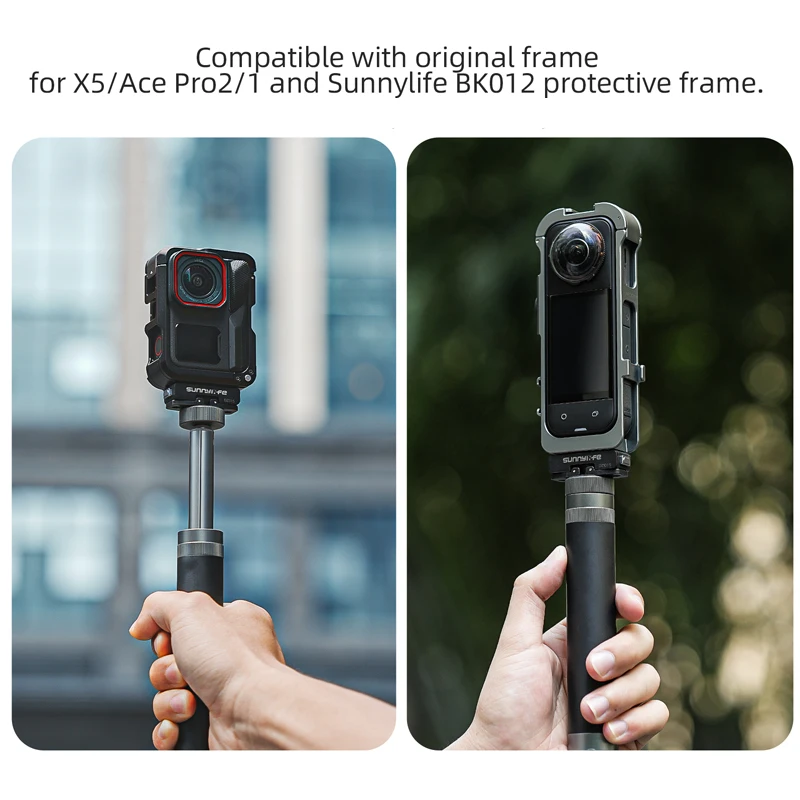 Magnetic Quick Release Adapter Base for Insta360 X5 Lightweight Extension Adapter Mount Base 1/4 Thread for Ace / Ace pro2/1