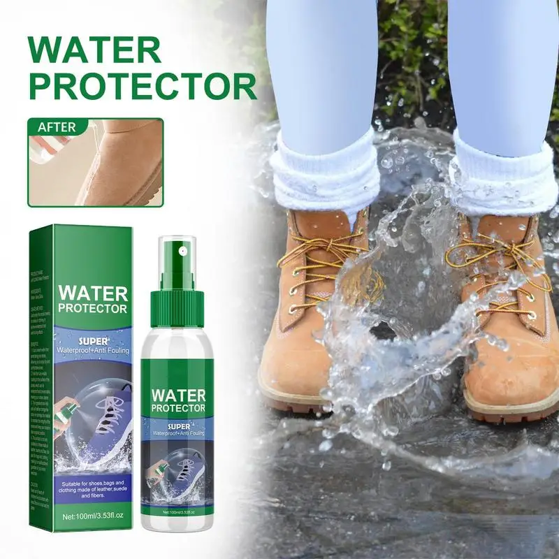 Nano Waterproof Rainproof Spray For Clothes Shoes Stain Resistant Leather Suede Protector Spray Leather Suede For White Shoes
