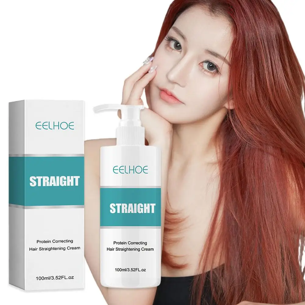EELHOE Keratin Cream To Straighten Hair Treatment Professional Smoothing Soften Anti Frizz Dry Damaged Hair Repair Care Products