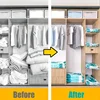 Large Capacity Storage Pouch, Lightweight Vacuum Compression Bag, Dustproof Organizer， Huggle Blanket Store Bag 5