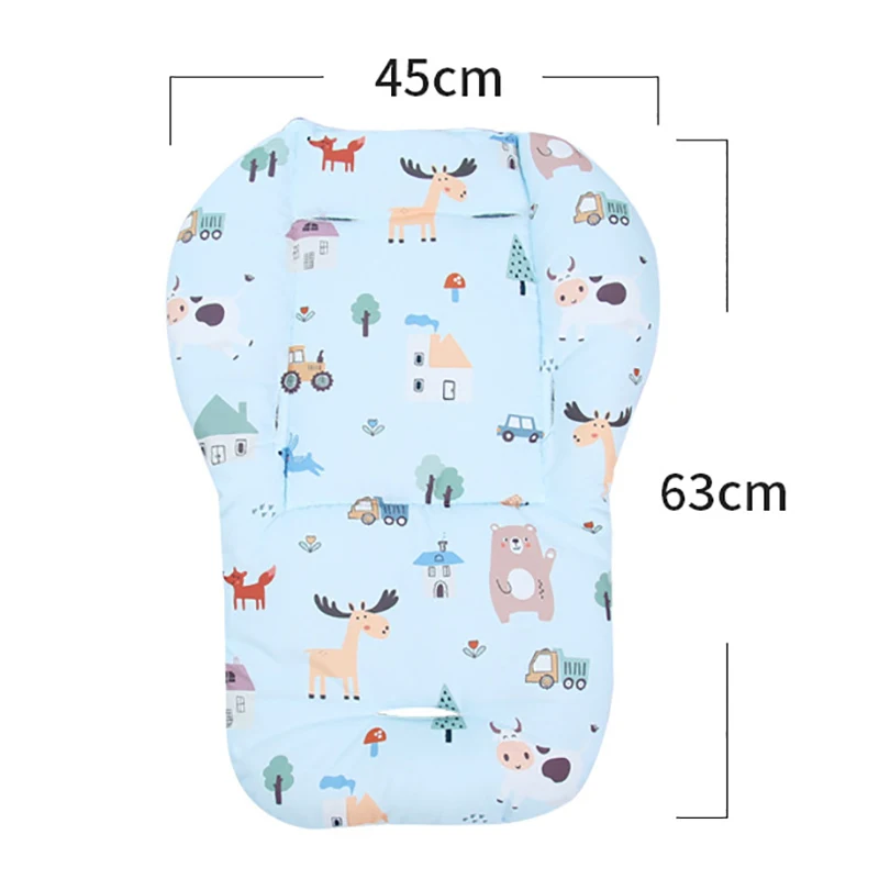 Baby Kids Highchair Cushion Pad Mat Booster Seats Cushion Pad Mat Feeding Chair Cushions Pad Stroller Cushion Mat Cotton 6