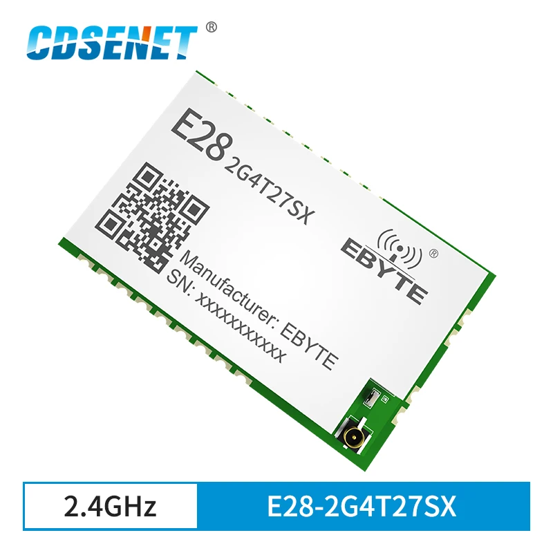 

SX1281 SMD 2.5GHz LoRa UART Module Wireless Serial Port Module Transparent Transmission E28-2G4T27SX IPX/PCB Antenna