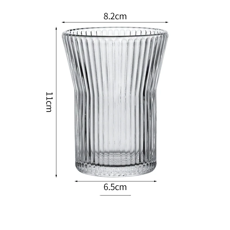 Japanese Style Glass Coffee Cup with Wooden Sleeve...