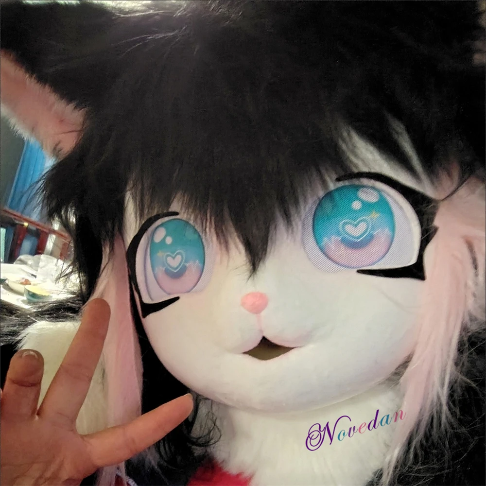 Cosplay Costumes Fursuit Kigurumi Headset Furry Costume Head Base Paws Tail Comiket Furries Animal Rubbit Doll Cat Doll