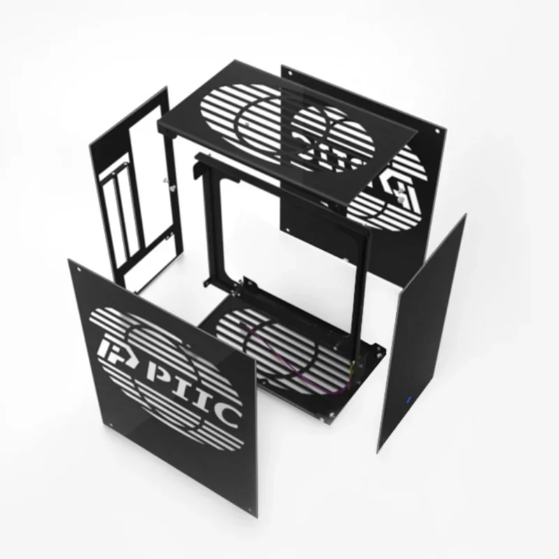 PC Gamer Case ITX MINI Case HTPC Safe Cabinet All-aluminum For GPU RTX 2070 1660 i3 i5 i7 8700 Gaming Small Chassis X3