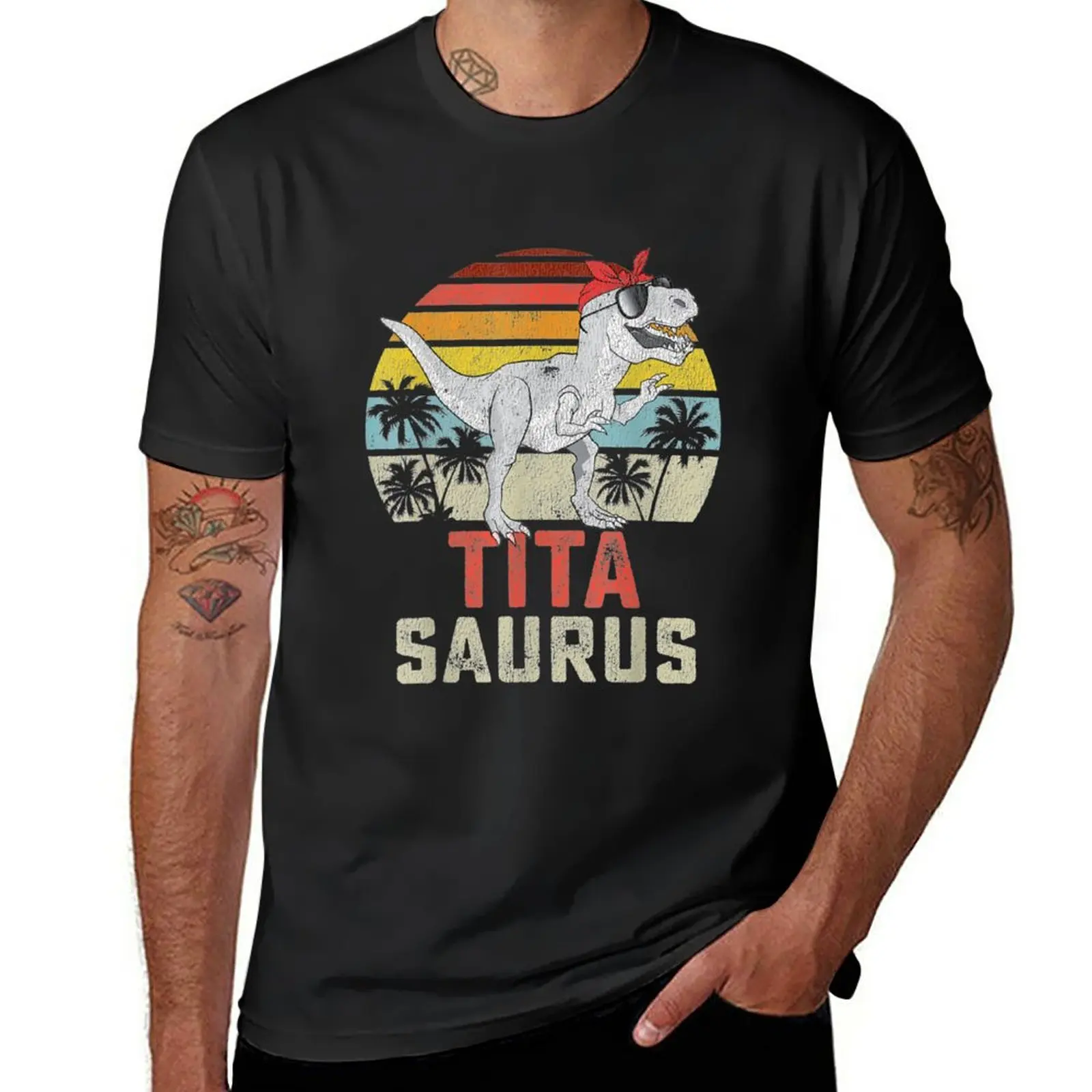 

New Titasaurus T Rex Dinosaur Tita Saurus Family Matching TShirt10 T-Shirt oversized t shirt tees tshirts for men