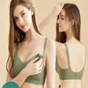 Maternity Nursing Bra Pregnant Women Front Open Button Breastfeeding Bras One-piece Convenient Feeding Pregnancy Dropshiping 2