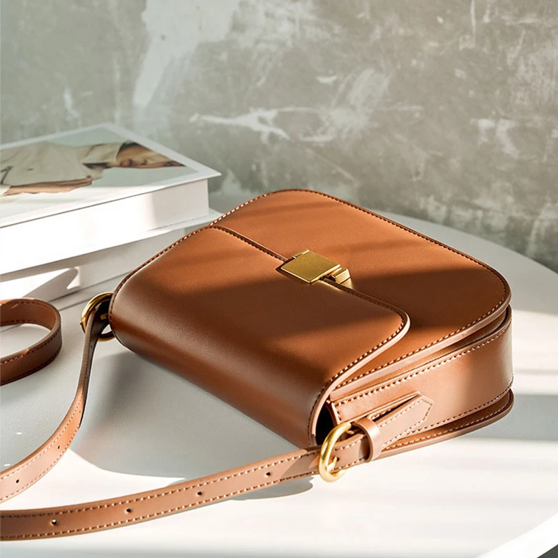 Genuine Leather Shoulder Bag for Women 2024 New High Quality
