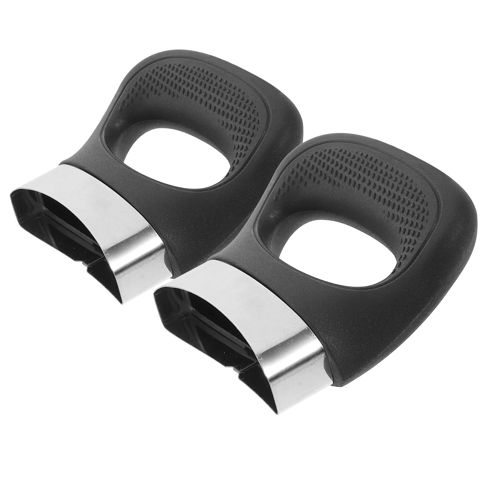2 Pcs Pot Ears Wok Handle Replacement Practical Pan Side Handles Cookware Parts Kitchen Utensil Stockpot Component Steaming Pan