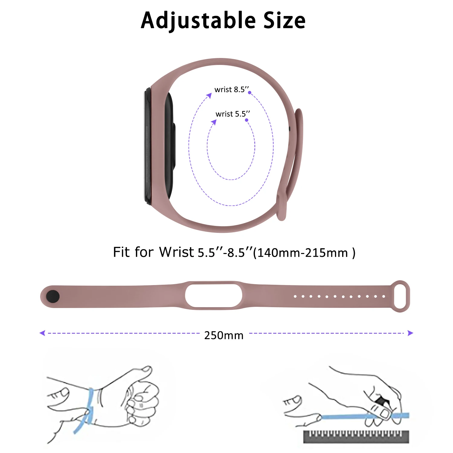 Weiches Silikon band für Xiaomi Mi Band 6 5 4 3 Band Armband Armband für Xiaomi Miband 6 5 4 3 Armband Armband Ersatz