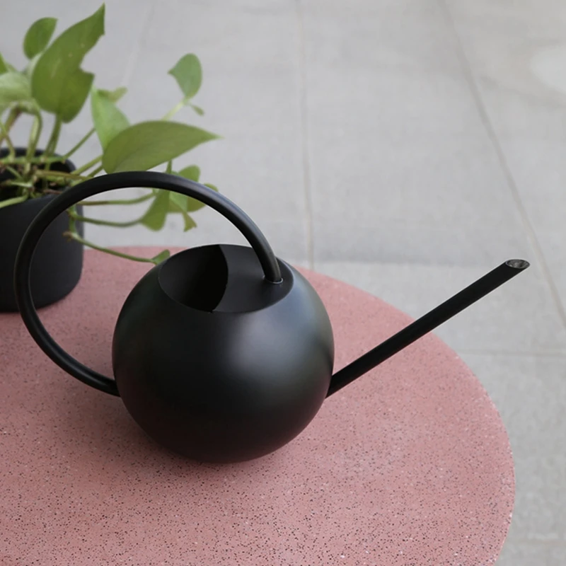 400 ML Stainless Steel Watering Can Small Indoor Plants Mini Watering Can Metal Long Spout