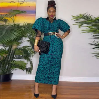 Ronke Bob Sleeve Print Dress